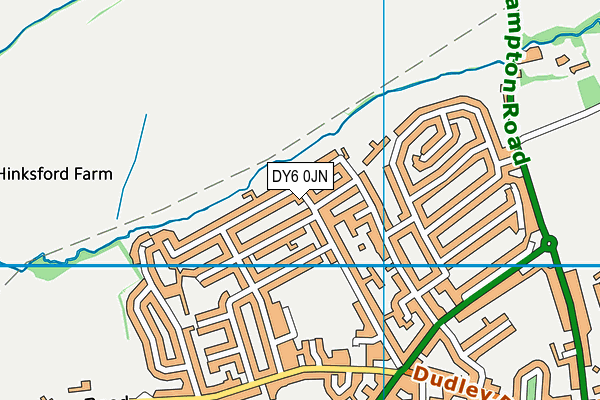 DY6 0JN map - OS VectorMap District (Ordnance Survey)
