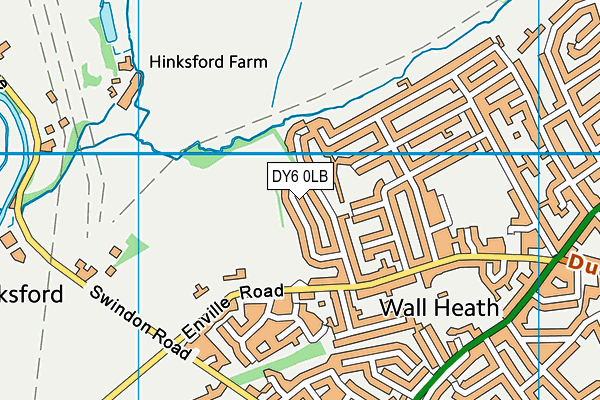 DY6 0LB map - OS VectorMap District (Ordnance Survey)