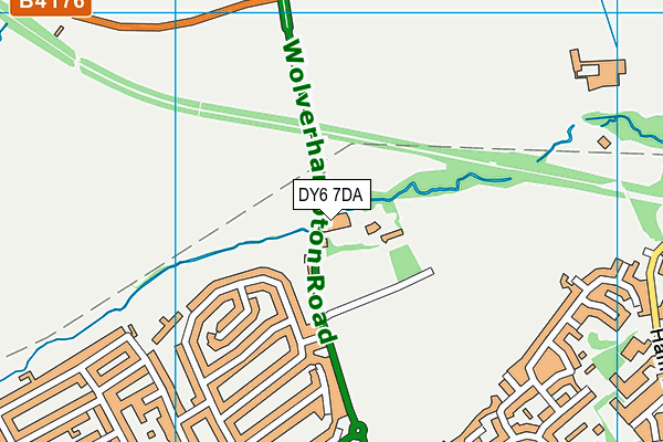 DY6 7DA map - OS VectorMap District (Ordnance Survey)