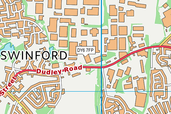 DY6 7FP map - OS VectorMap District (Ordnance Survey)