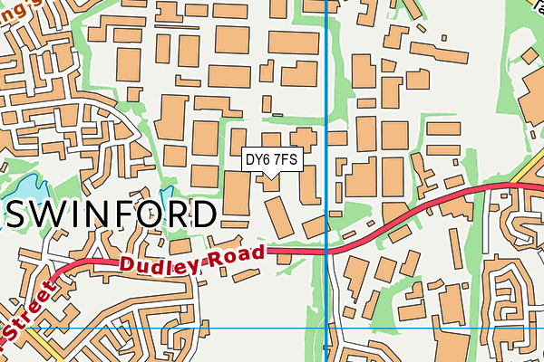 DY6 7FS map - OS VectorMap District (Ordnance Survey)