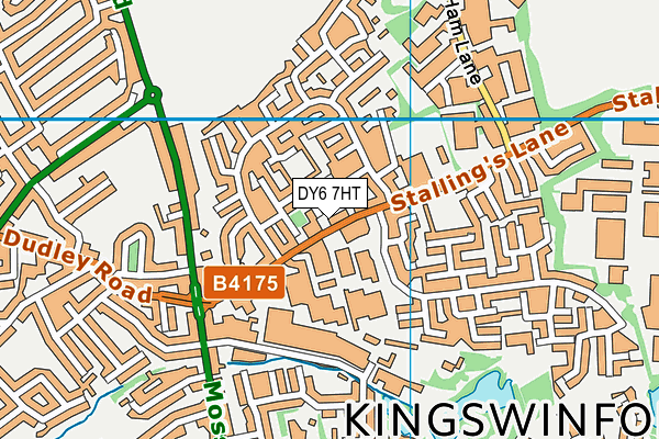 DY6 7HT map - OS VectorMap District (Ordnance Survey)