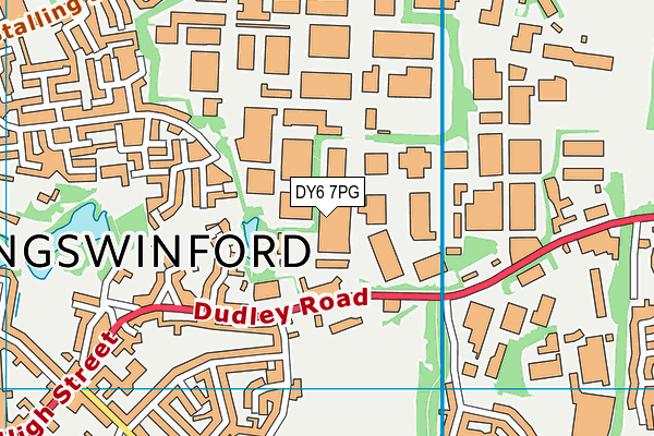 DY6 7PG map - OS VectorMap District (Ordnance Survey)