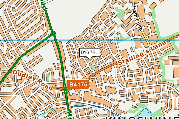 DY6 7RL map - OS VectorMap District (Ordnance Survey)