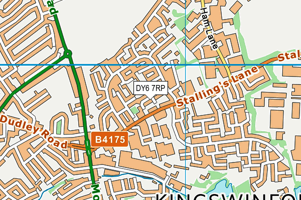 DY6 7RP map - OS VectorMap District (Ordnance Survey)