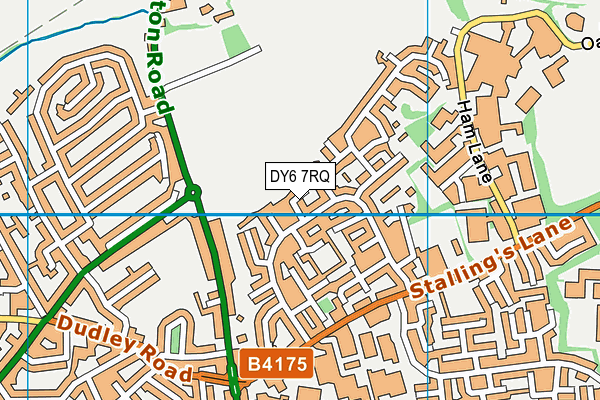 DY6 7RQ map - OS VectorMap District (Ordnance Survey)