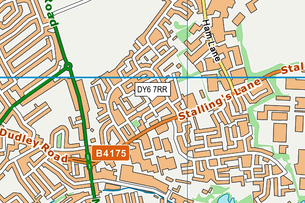 DY6 7RR map - OS VectorMap District (Ordnance Survey)