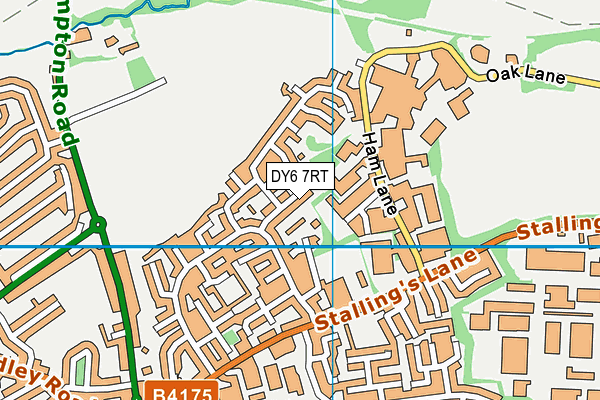 DY6 7RT map - OS VectorMap District (Ordnance Survey)