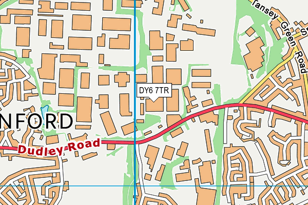 DY6 7TR map - OS VectorMap District (Ordnance Survey)