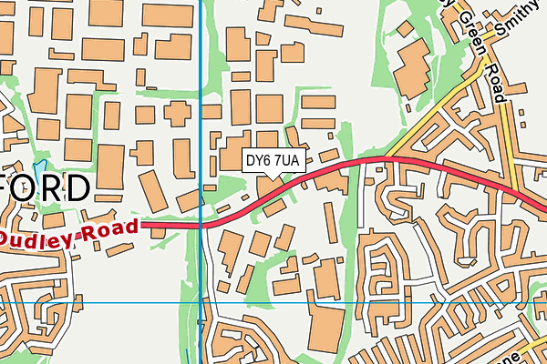 DY6 7UA map - OS VectorMap District (Ordnance Survey)