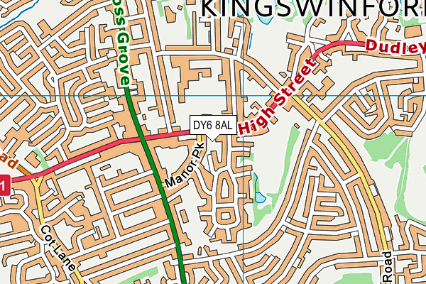 Map of STOURBRIDGE GLASS & GLAZING LTD at district scale