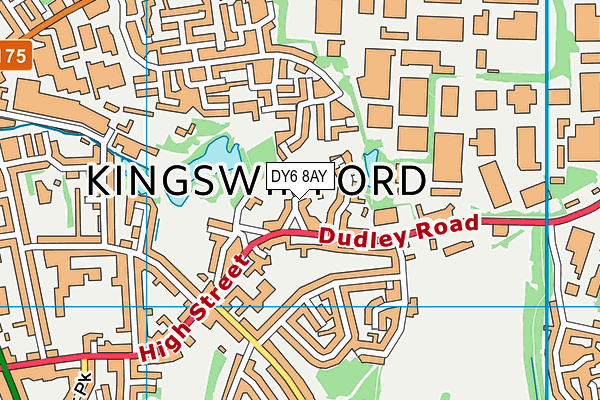 DY6 8AY map - OS VectorMap District (Ordnance Survey)