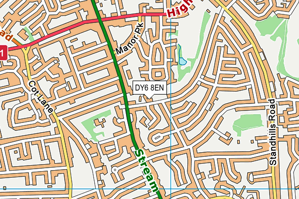 DY6 8EN map - OS VectorMap District (Ordnance Survey)