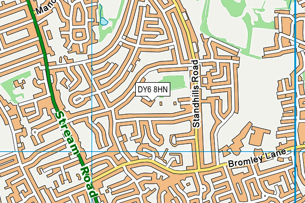 DY6 8HN map - OS VectorMap District (Ordnance Survey)