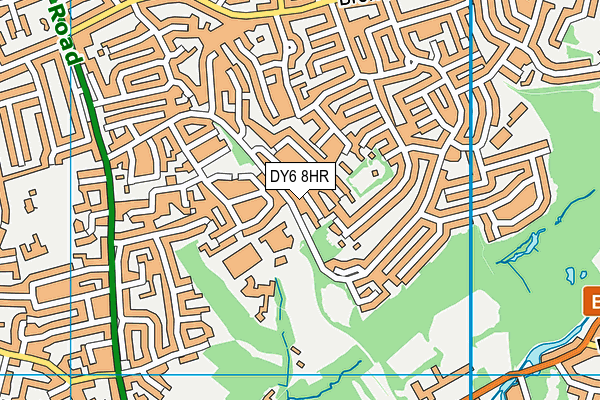 DY6 8HR map - OS VectorMap District (Ordnance Survey)