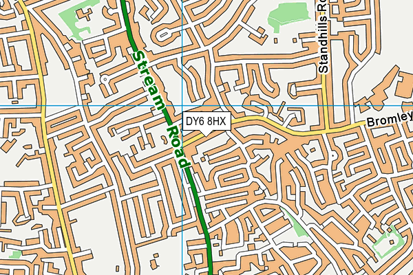 DY6 8HX map - OS VectorMap District (Ordnance Survey)