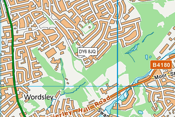 DY6 8JQ map - OS VectorMap District (Ordnance Survey)