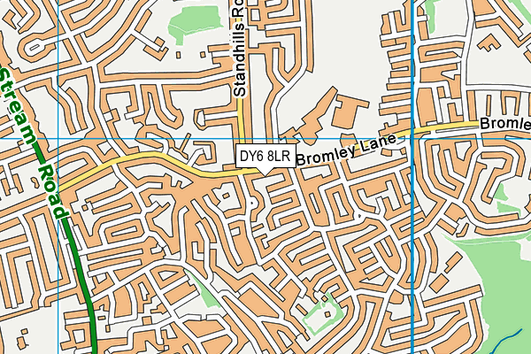 DY6 8LR map - OS VectorMap District (Ordnance Survey)