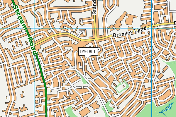 DY6 8LT map - OS VectorMap District (Ordnance Survey)