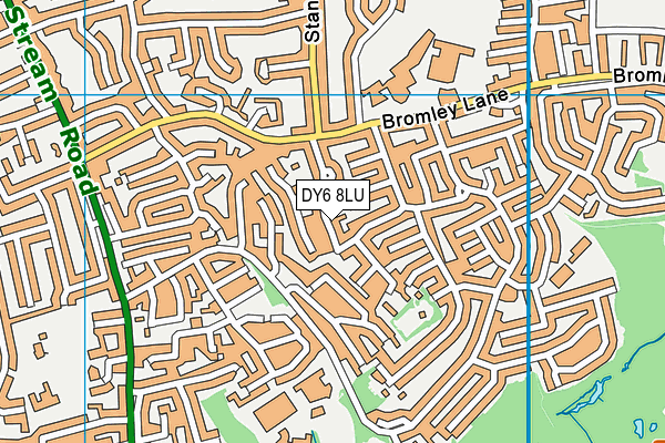 DY6 8LU map - OS VectorMap District (Ordnance Survey)