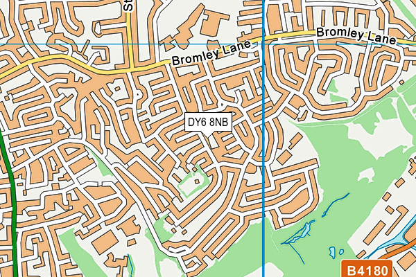 DY6 8NB map - OS VectorMap District (Ordnance Survey)