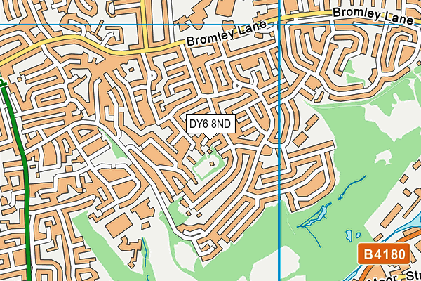 DY6 8ND map - OS VectorMap District (Ordnance Survey)