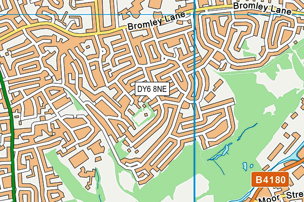 DY6 8NE map - OS VectorMap District (Ordnance Survey)