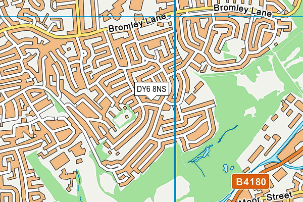DY6 8NS map - OS VectorMap District (Ordnance Survey)