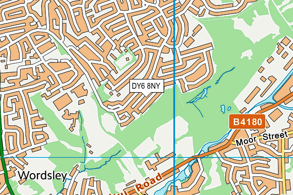 DY6 8NY map - OS VectorMap District (Ordnance Survey)