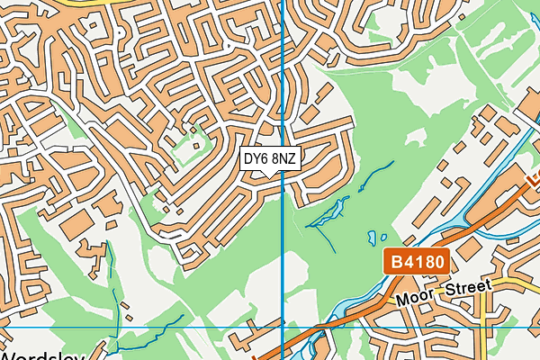 DY6 8NZ map - OS VectorMap District (Ordnance Survey)