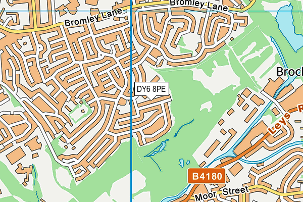 DY6 8PE map - OS VectorMap District (Ordnance Survey)
