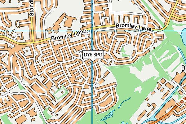 DY6 8PG map - OS VectorMap District (Ordnance Survey)