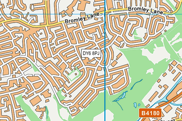DY6 8PJ map - OS VectorMap District (Ordnance Survey)