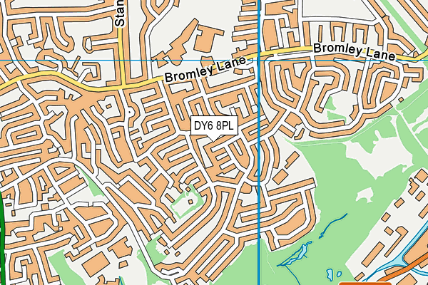 DY6 8PL map - OS VectorMap District (Ordnance Survey)
