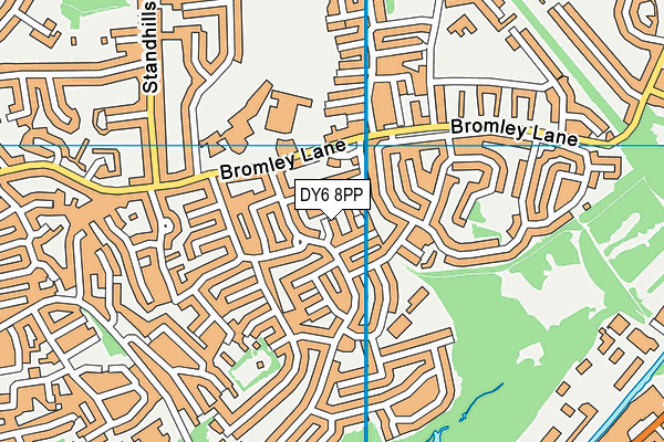 DY6 8PP map - OS VectorMap District (Ordnance Survey)