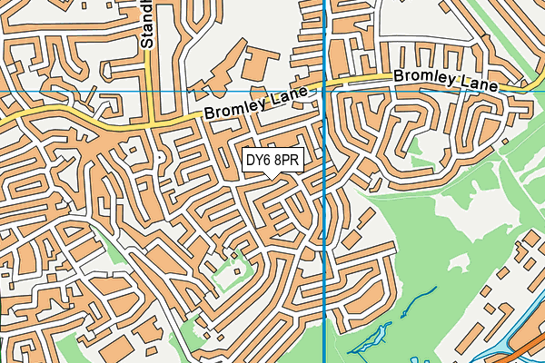 DY6 8PR map - OS VectorMap District (Ordnance Survey)