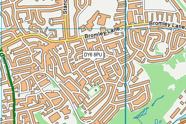 DY6 8PU map - OS VectorMap District (Ordnance Survey)