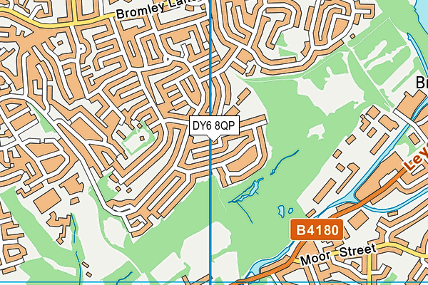 DY6 8QP map - OS VectorMap District (Ordnance Survey)