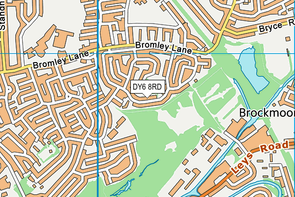 DY6 8RD map - OS VectorMap District (Ordnance Survey)