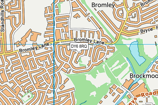 DY6 8RQ map - OS VectorMap District (Ordnance Survey)