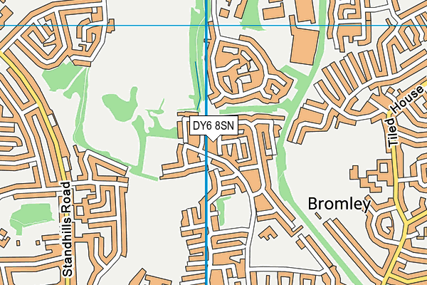 DY6 8SN map - OS VectorMap District (Ordnance Survey)