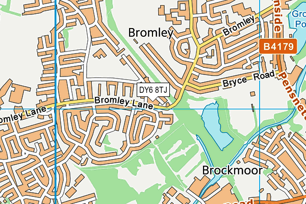 DY6 8TJ map - OS VectorMap District (Ordnance Survey)