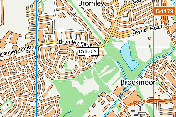 DY6 8UA map - OS VectorMap District (Ordnance Survey)