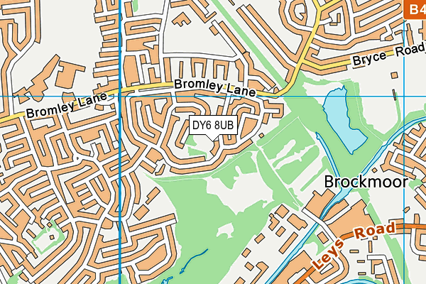 DY6 8UB map - OS VectorMap District (Ordnance Survey)