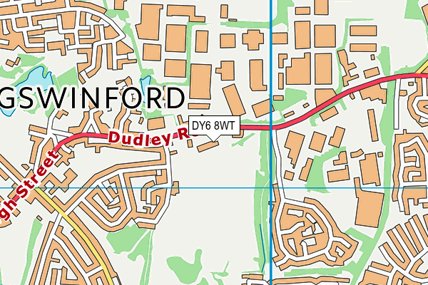 DY6 8WT map - OS VectorMap District (Ordnance Survey)