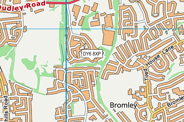 DY6 8XP map - OS VectorMap District (Ordnance Survey)