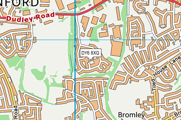 DY6 8XQ map - OS VectorMap District (Ordnance Survey)