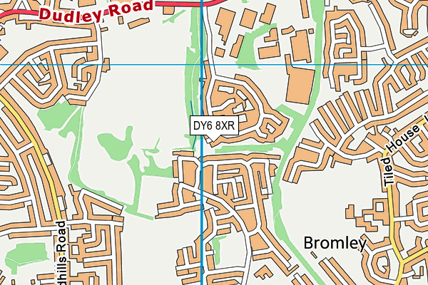 DY6 8XR map - OS VectorMap District (Ordnance Survey)