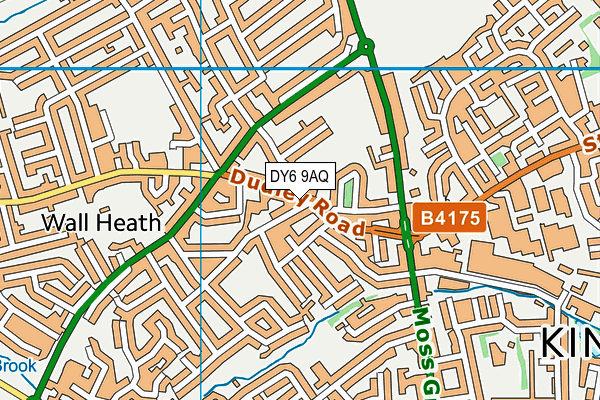 DY6 9AQ map - OS VectorMap District (Ordnance Survey)