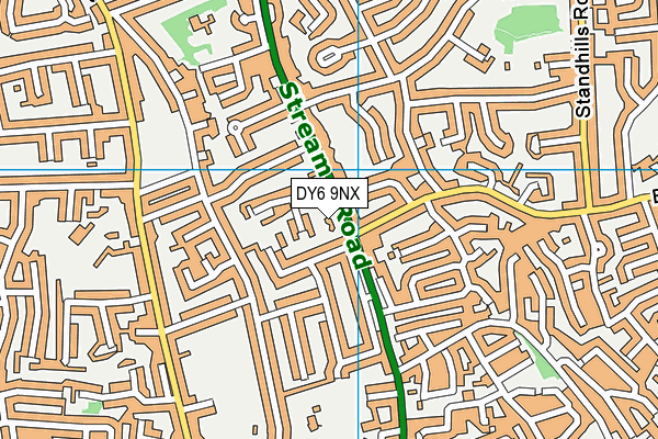 DY6 9NX map - OS VectorMap District (Ordnance Survey)